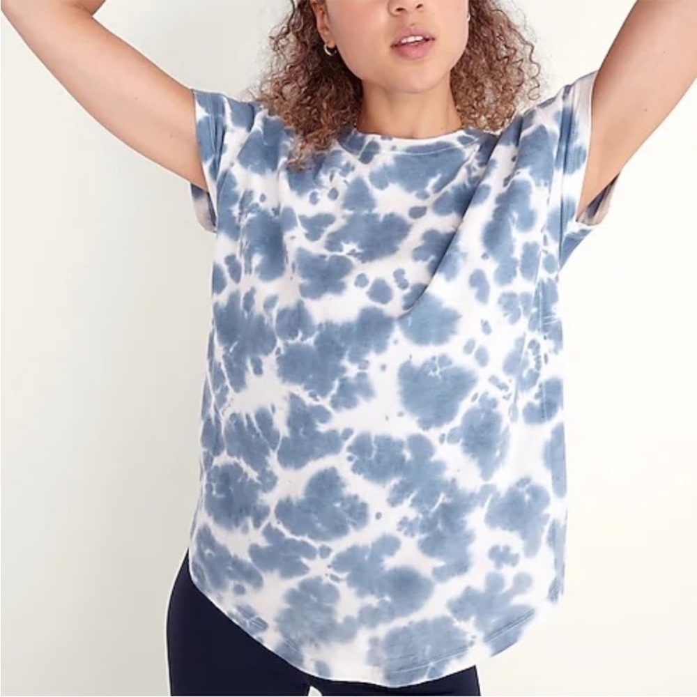 MADEWELL MWL 100% Cotton Americana Blue Tie Dye Tshirt